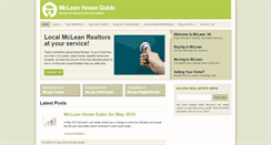 Desktop Screenshot of mcleanhouse.com